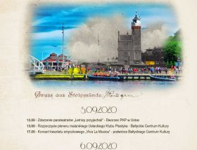 Start gry miejskiej "Retro Ustka- Kurortu Czar" w ramach projektu"Różne historie jedno miejsce" 