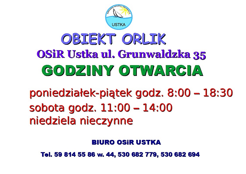 ORLIK godziny otwarcia