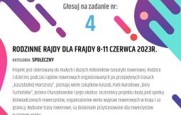  RODZINNE RAJDY DLA FRAJDY 8-11 czerwca 2023r.