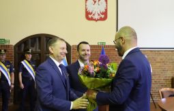 Burmistrz, p.o. burmistrza, wiceprzewodniczący rady - składanie gratulacji