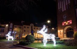 Iluminacja świąteczne, Ustka 2019