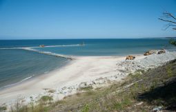 Budowa sztucznej rafy - Ustka, maj 2015