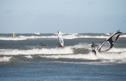Windsurfing w Ustce, listopad 2015