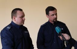 Podziękowania dla policjantów z Ustki