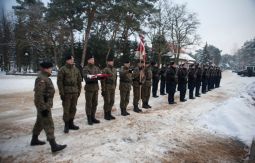 Przysięga wojskowa w Ustce, luty 2015r.